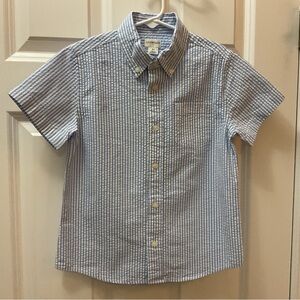 J. Crew Boys Seersucker Shirt